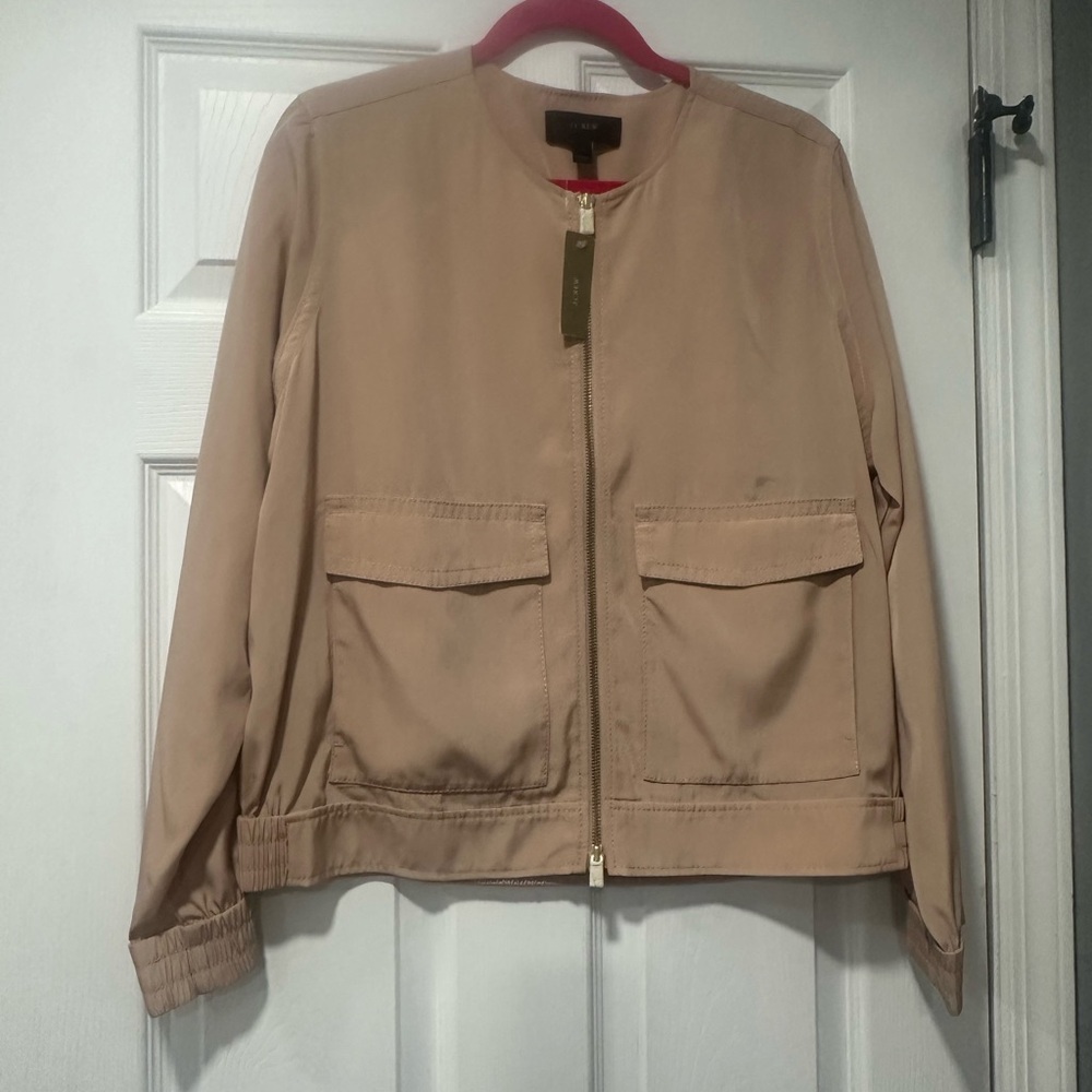 **NWT** J.Crew Nude Lightweight Jacket/Bomber